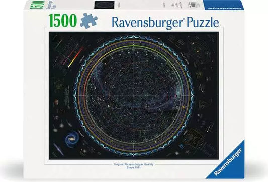 RAVENSBURGER 1500 PC MAP OF THE UNIVERSE
