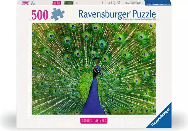 RAVENSBURGER 500 PC PEACOCK