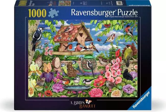 RAVENSBURG 1000 PC THE BIRD TABLE