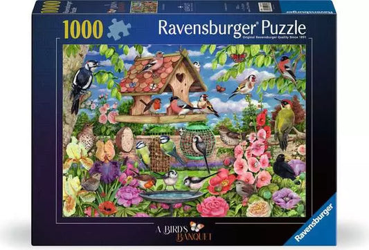 RAVENSBURG 1000 PC THE BIRD TABLE
