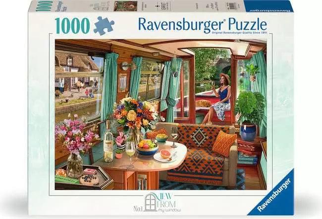 RAVENSBURGER 1000 PC CANAL BOAT