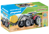 PLAYMOBIL LARGE TRACTOR W/ ACCESSORIES