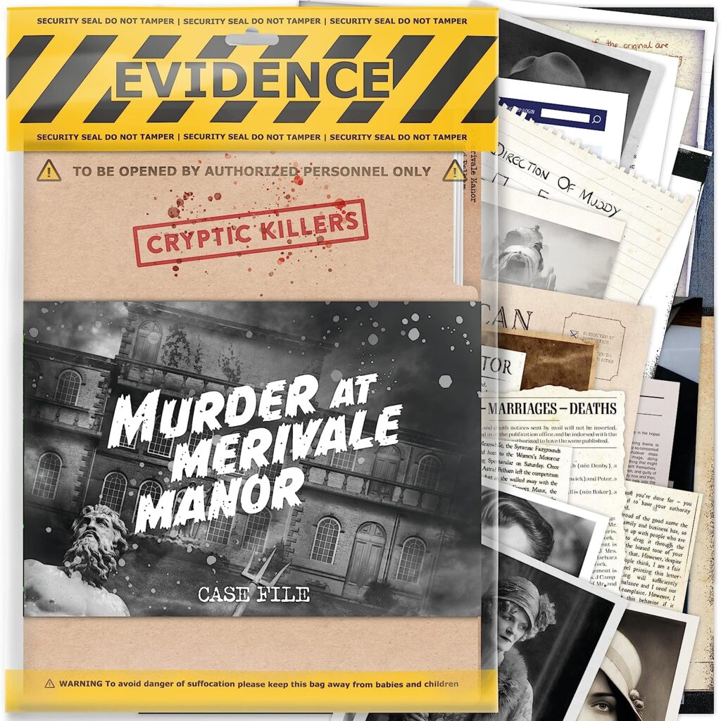 CRYPTIC KILLERS- MURDER AT MERIVALE MANOR