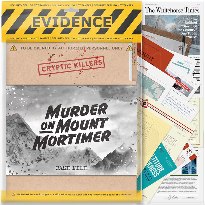 CRYPTIC KILLERS- MURDER ON MOUNT MORTIMER