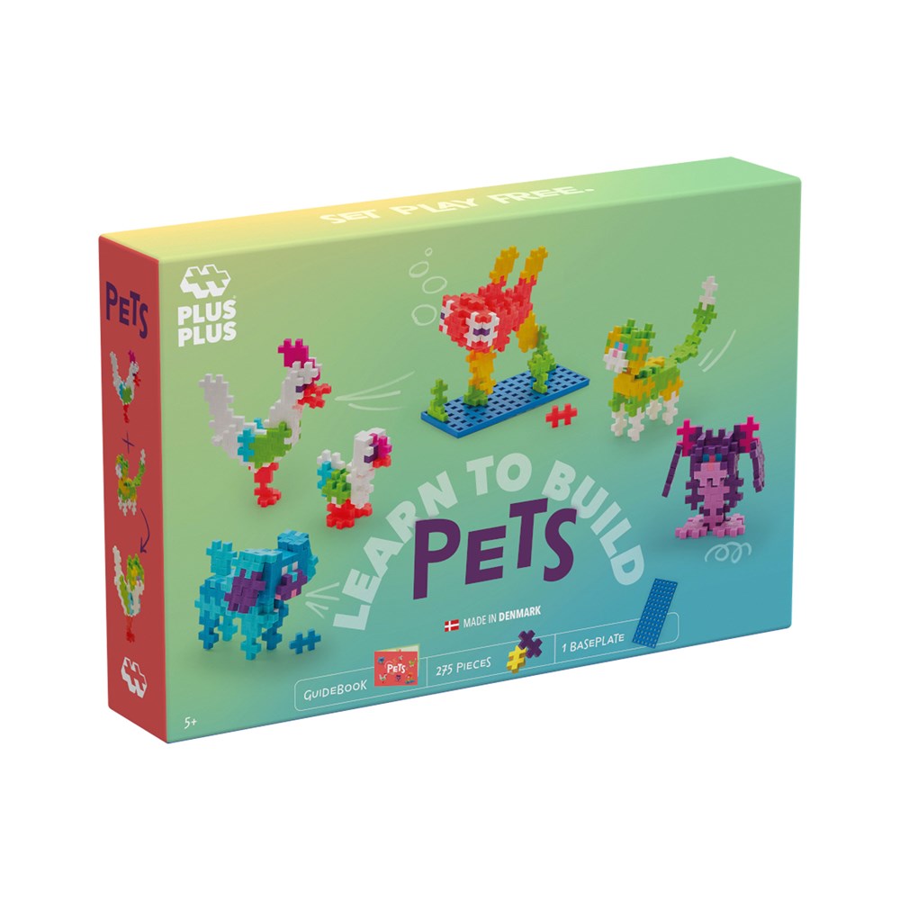 PLUS-PLUS LEARN TO BUILD-PETS