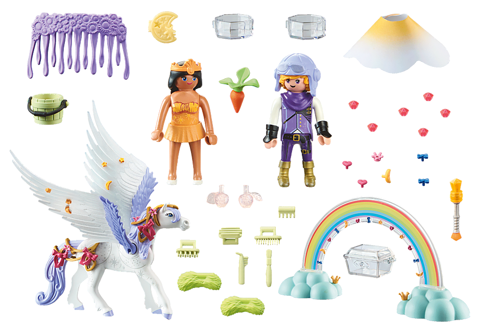 PLAYMOBIL PEGASUS W/ RAINBOW IN THE CLOUDS