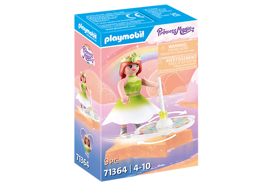 PLAYMOBIL RAINBOW SPINNING TOP W/ PRINCESS