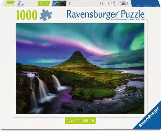 RAVENSBURGER 1000 PC AURORA OVER KIRKJUFELL