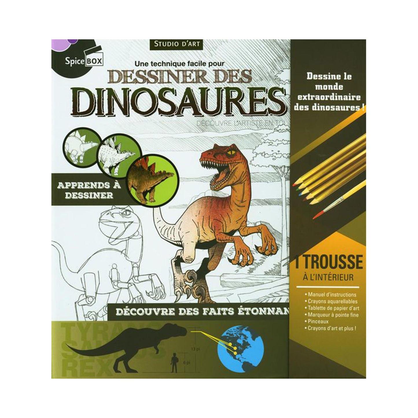 SPICEBOX- SKETCHING DINOSAURS