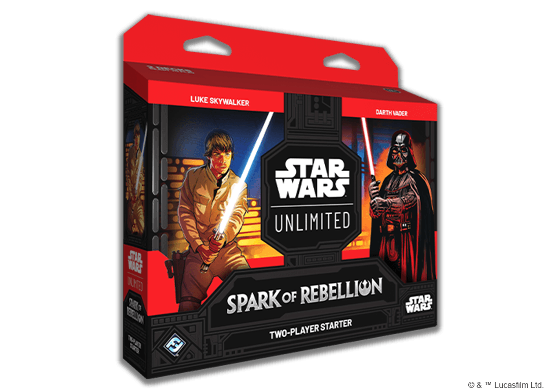 STAR WARS UNLIMITED SPARK OF REBELLION TWO PLAYER STARTER