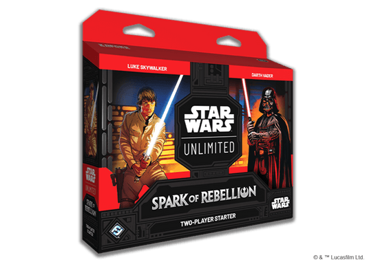 STAR WARS UNLIMITED SPARK OF REBELLION TWO PLAYER STARTER