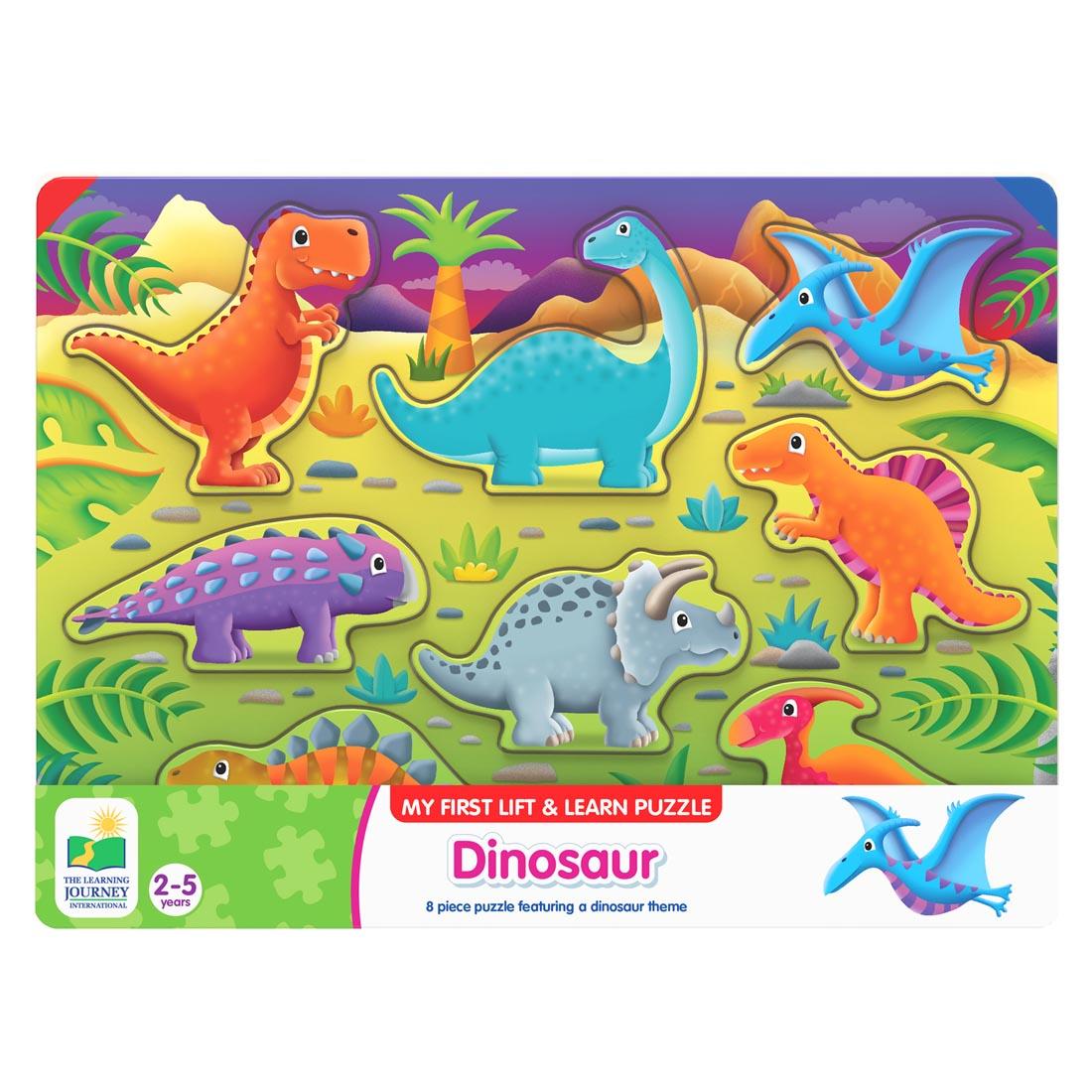 LIFT & LEARN PUZZLE DINOSAURS