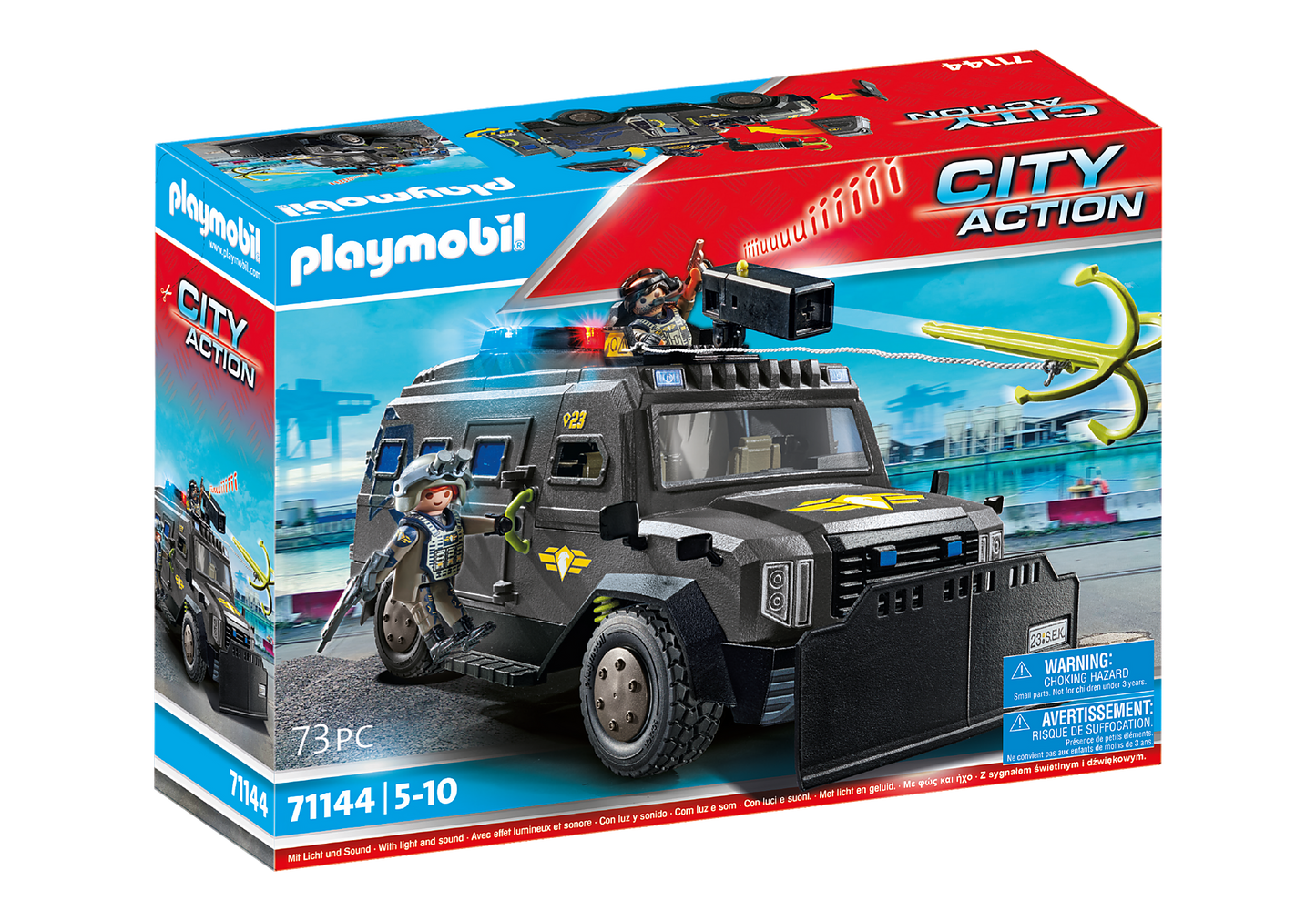 PLAYMOBIL TACTICAL UNIT ALL TERRAIN VEHICLE