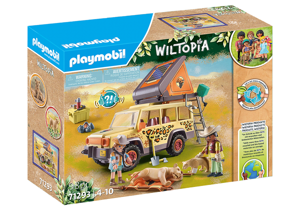 PLAYMOBIL WILTOPIA CROSS-COUNTRY VEHICLE W/ LIONS