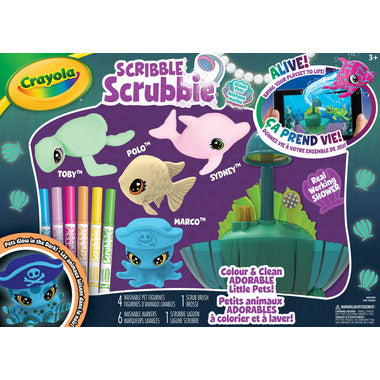 CRAYOLA SCRIBBLE SCRUBBIE GLOW LAGOON