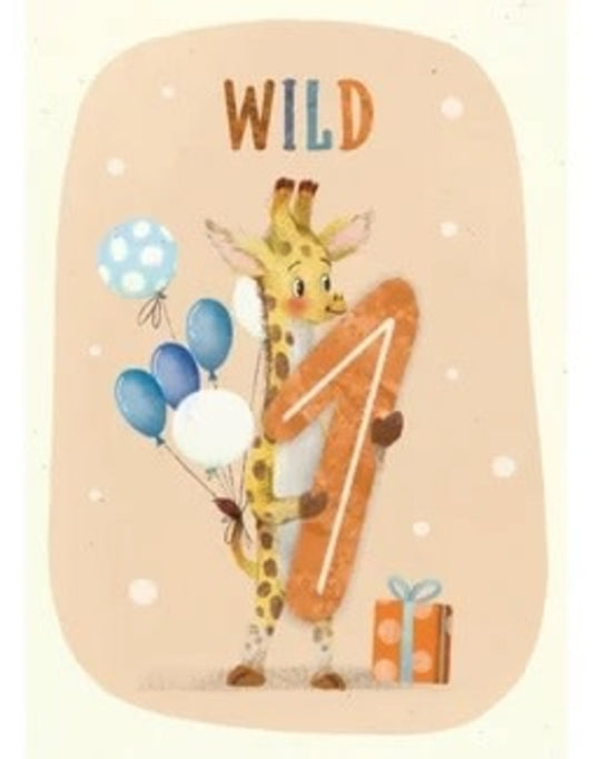 WILD ONE BIRTHDAY CARD