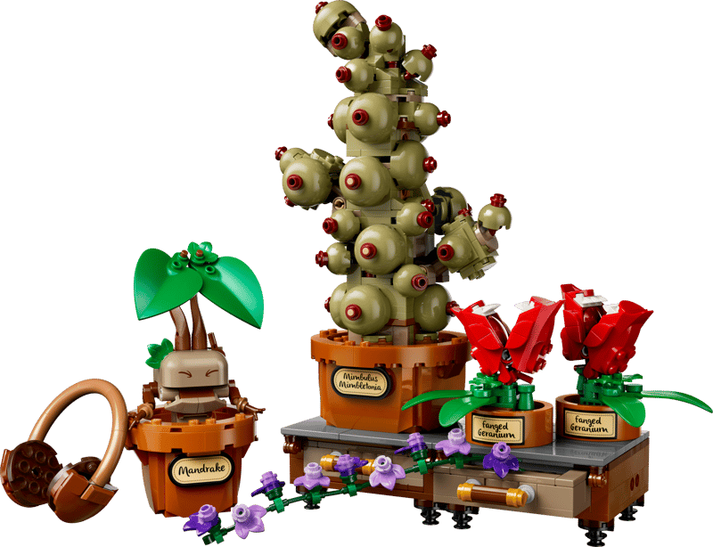 LEGO HARRY POTTER HOGWARTS HERBOLOGY PLANTS