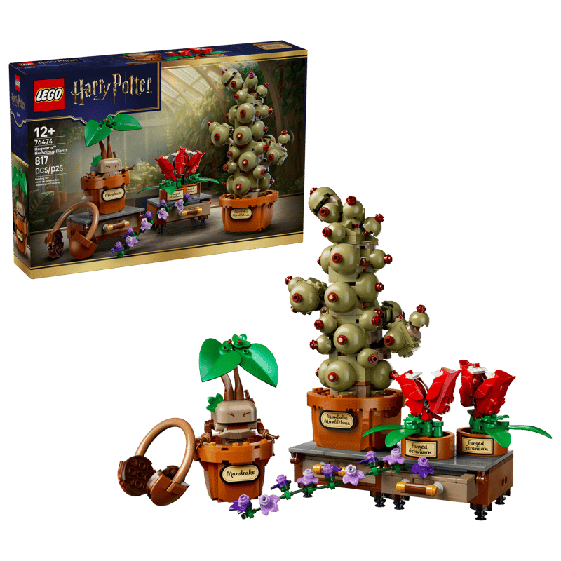 LEGO HARRY POTTER HOGWARTS HERBOLOGY PLANTS