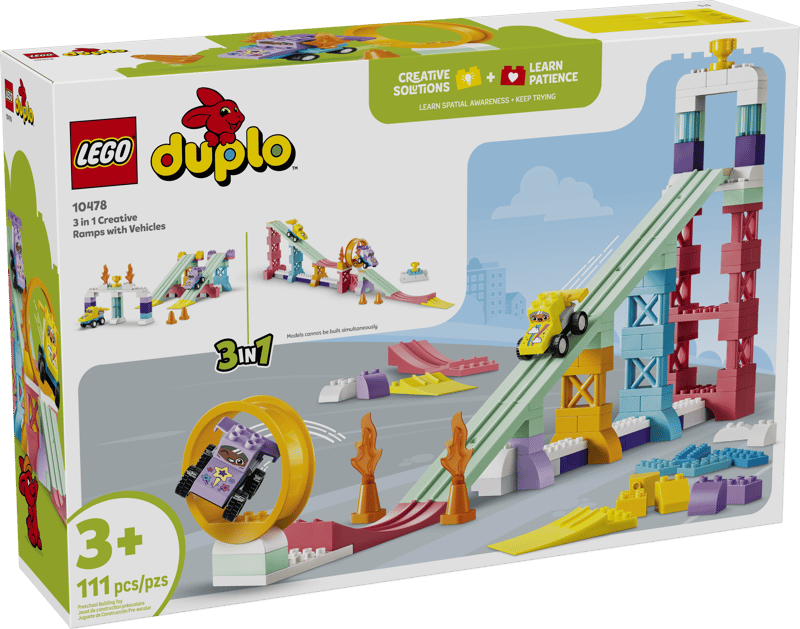 LEGO DUPLO CREATIVE RAMPS W/ VEHICLES