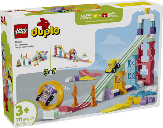 LEGO DUPLO CREATIVE RAMPS W/ VEHICLES