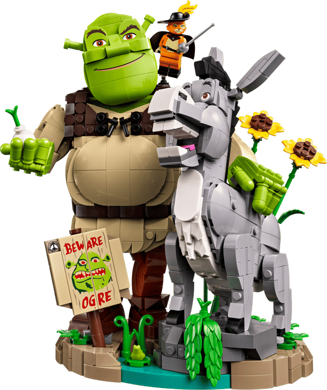 LEGO SHREK, DONKEY & PUSS IN BOOTS
