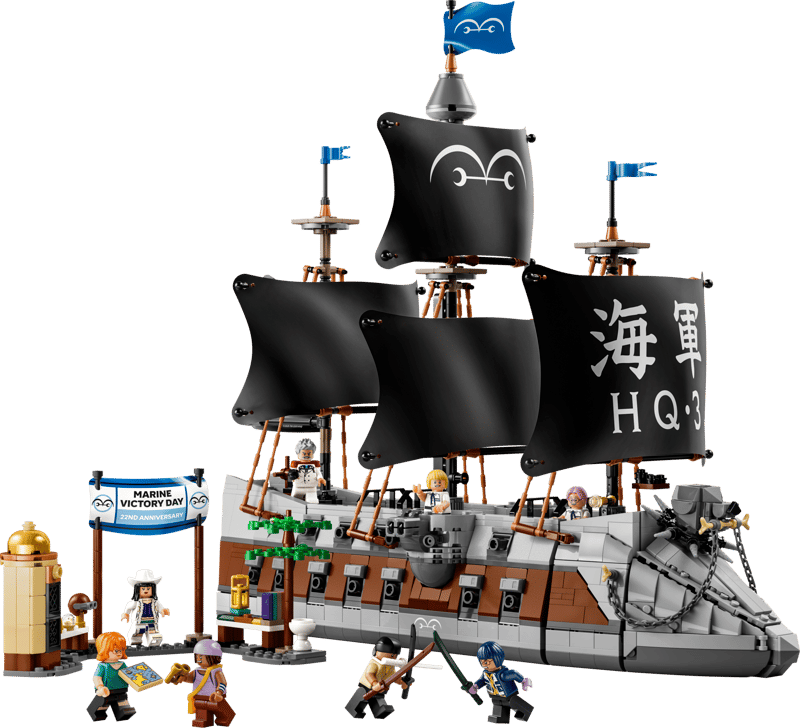 LEGO ONE PIECE GARP'S MARINE BATTLESHIP