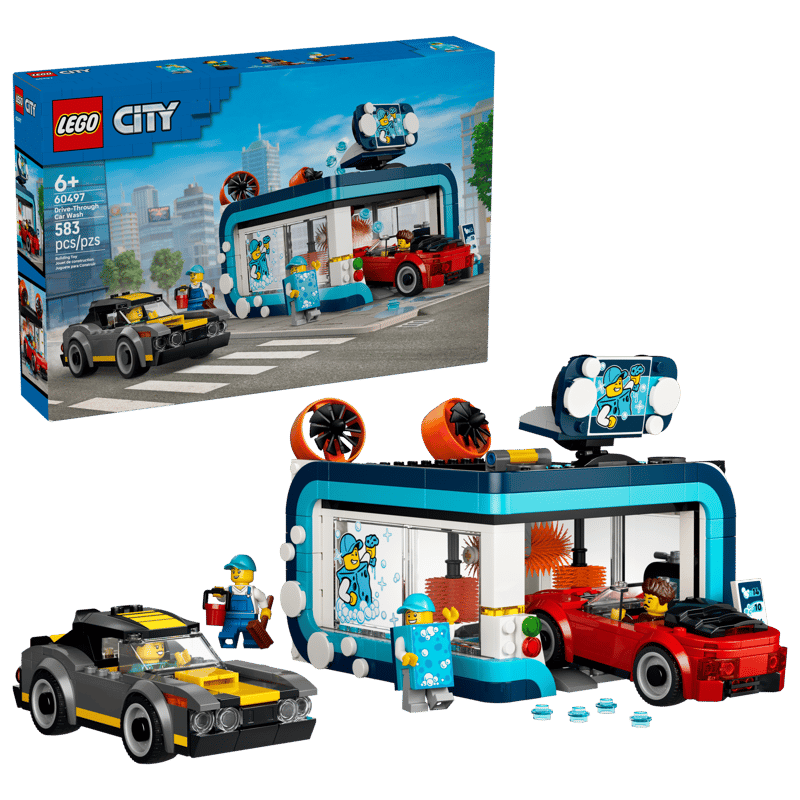 LEGO CITY DRIVE-THROUGH CAR WASH