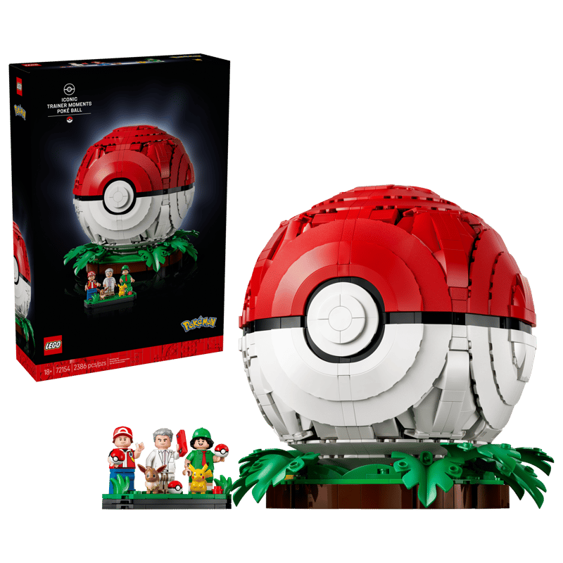 LEGO POKEMON ICONIC TRAINER MOMENTS POKE BALL