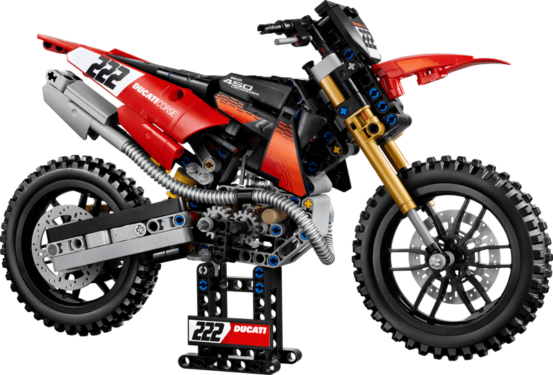 LEGO TECHNIC DUCATI DESMO450 MX FATORY MOTORCYCLE