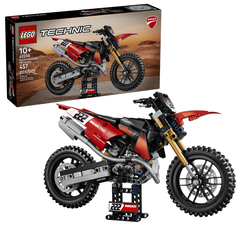 LEGO TECHNIC DUCATI DESMO450 MX FATORY MOTORCYCLE