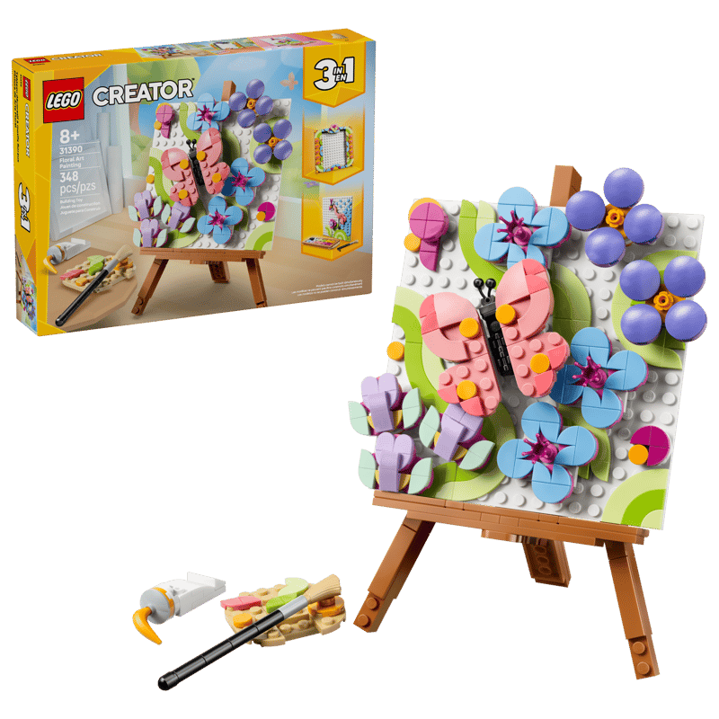 LEGO CREATOR FLORAL ART DECOR PAINTING
