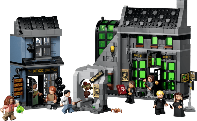 LEGO HARRY POTTER KNOCKTURN ALLEY WIZARDING SHOPS