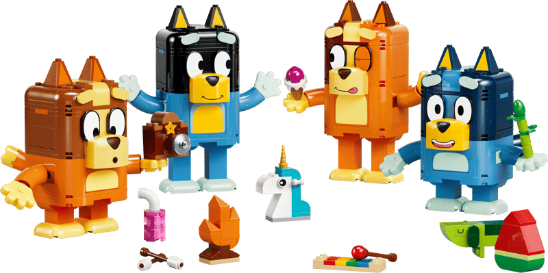 LEGO BLUEY BRICK-BUILT BLUEY FAMILY