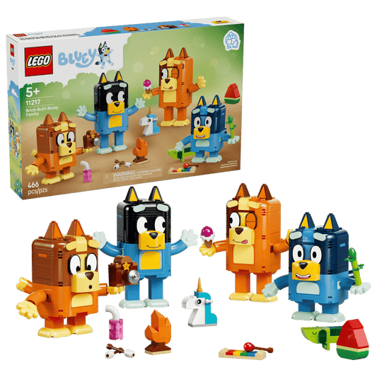 LEGO BLUEY BRICK-BUILT BLUEY FAMILY