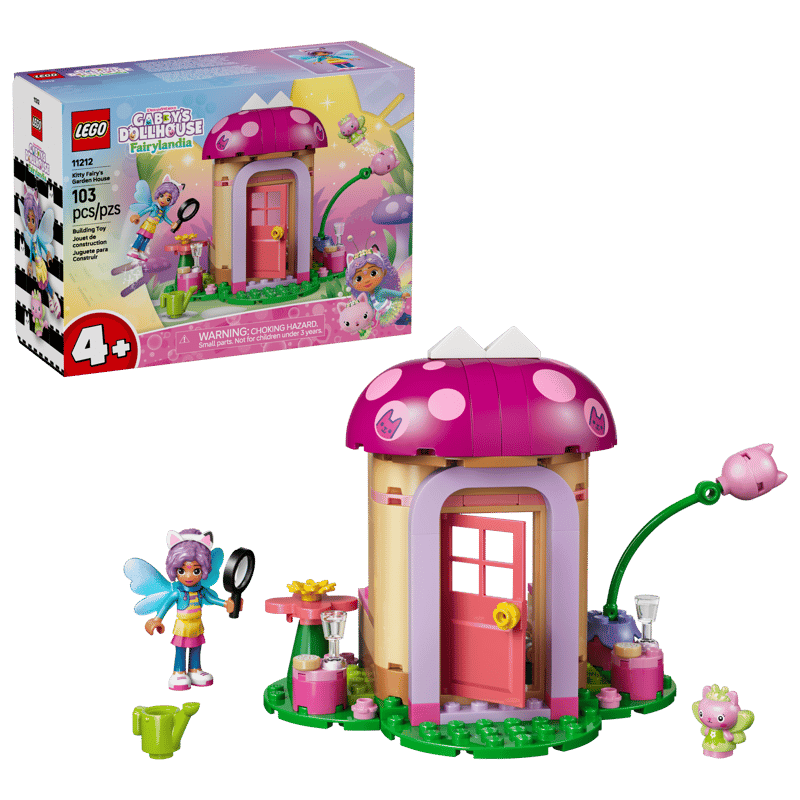 LEGO GABBY'S DOLLHOUSE KITTY FAIRY'S GARDEN HOUSE