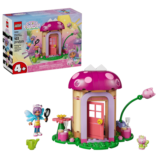 LEGO GABBY'S DOLLHOUSE KITTY FAIRY'S GARDEN HOUSE