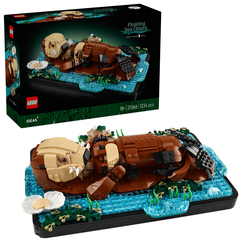 LEGO IDEAS FLOATING SEA OTTERS