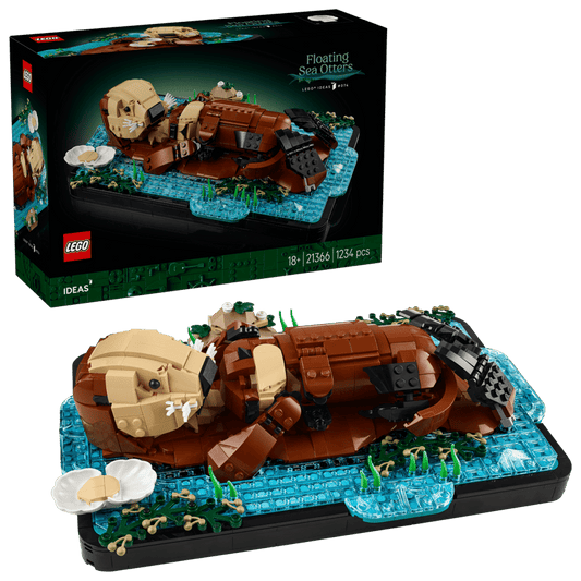LEGO IDEAS FLOATING SEA OTTERS