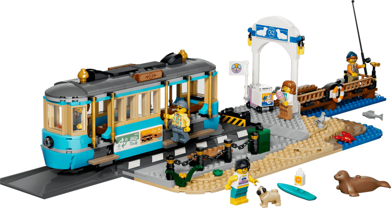 LEGO CITY BEACH STREETCAR
