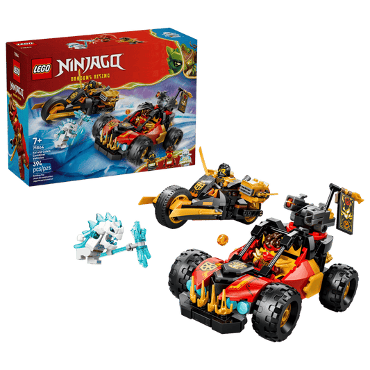 LEGO NINJAGO KAI AND COLE'S COMBINER VEHICLES