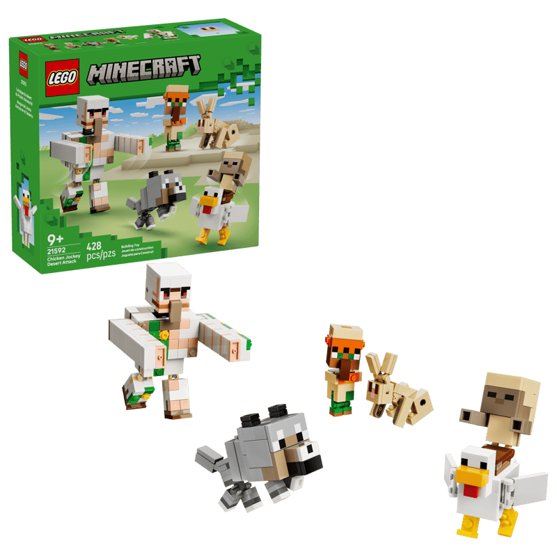 LEGO MINECRAFT CHICKEN JOCKEY DESERT ATTACK