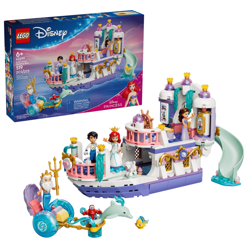 LEGO DISNEY ARIEL'S ROYAL WEDDING BOAT