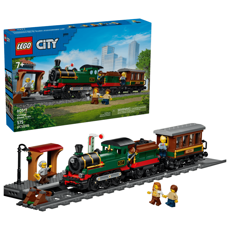 LEGO CITY VINTAGE STEAM TRAIN