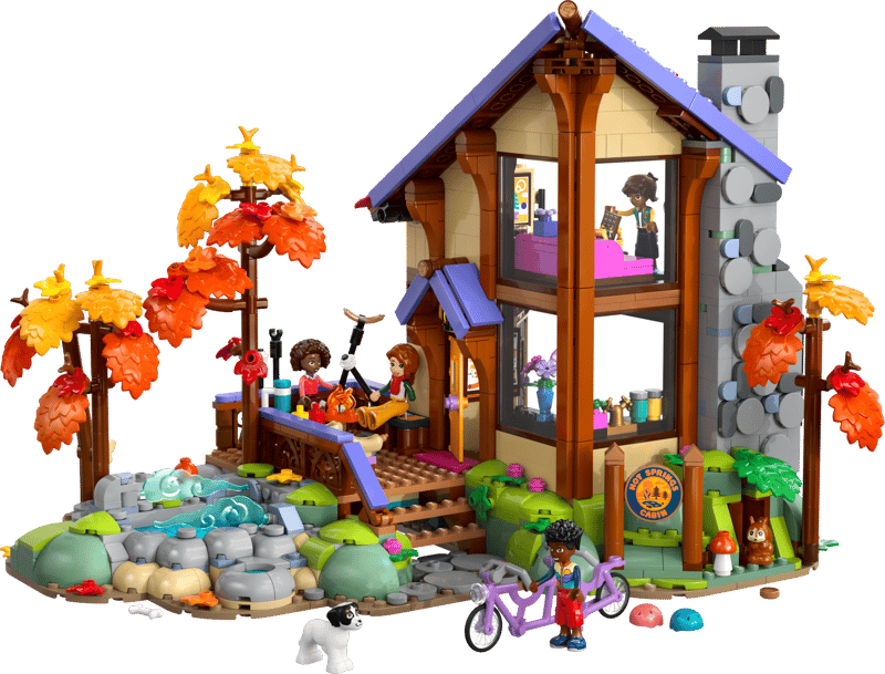LEGO FRIENDS COZY FALL FOREST CABIN