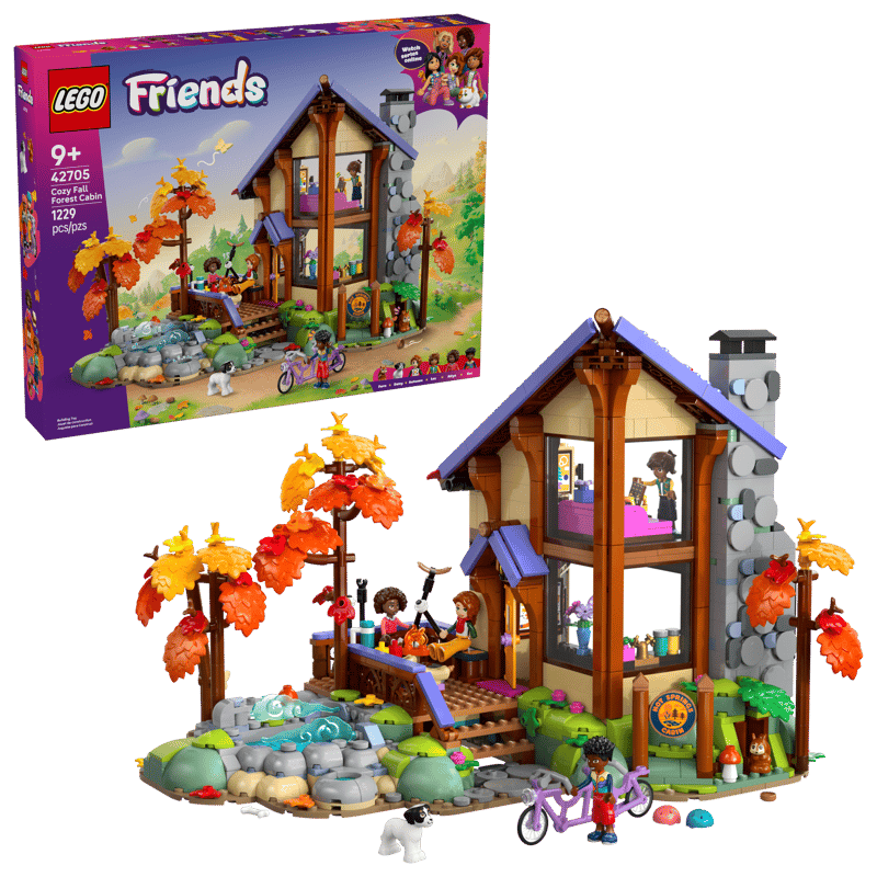 LEGO FRIENDS COZY FALL FOREST CABIN