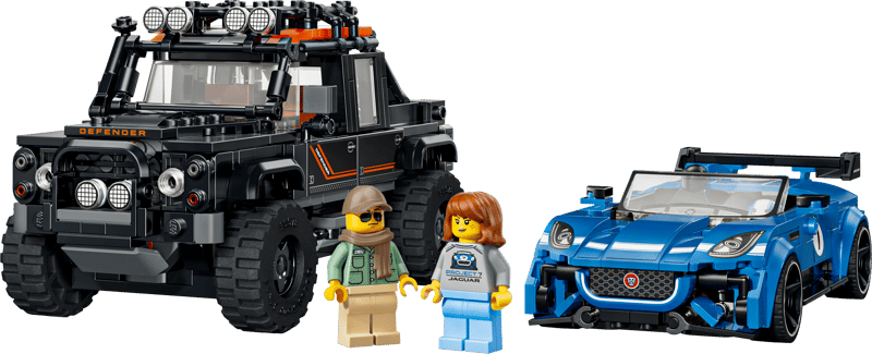 LEGO SPEED CHAMPIONS JAGUAR PROJECT 7 & LAND ROVER DEFENDER