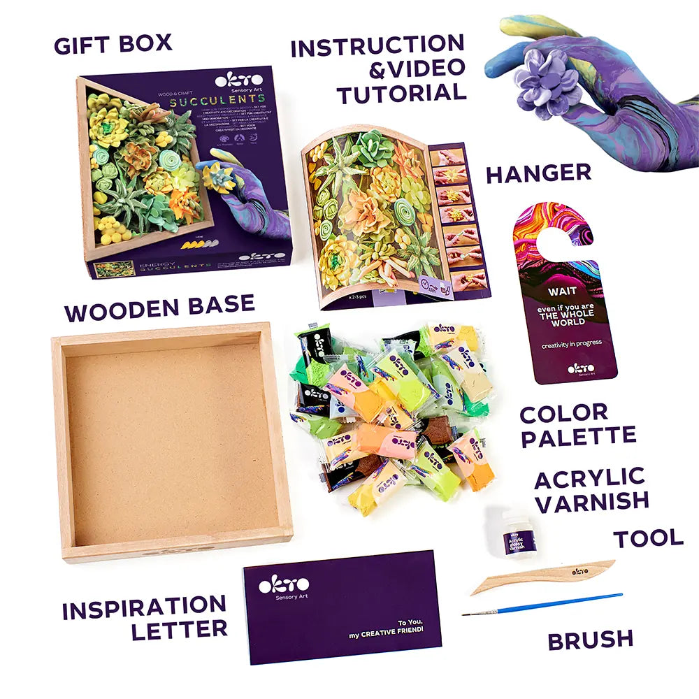 OKTO: WOOD & CRAFT FLOWERS-ENERGY