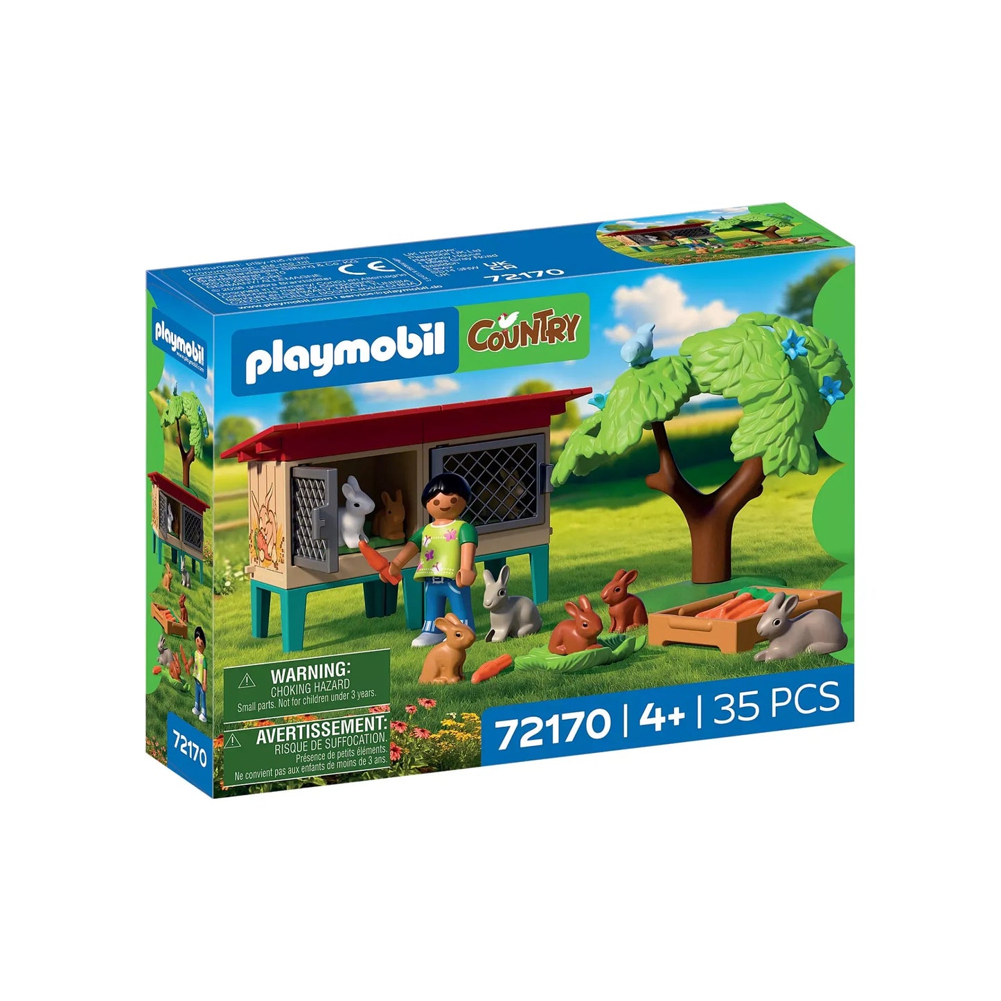 PLAYMOBIL COUNTRY RABBIT HUTCH