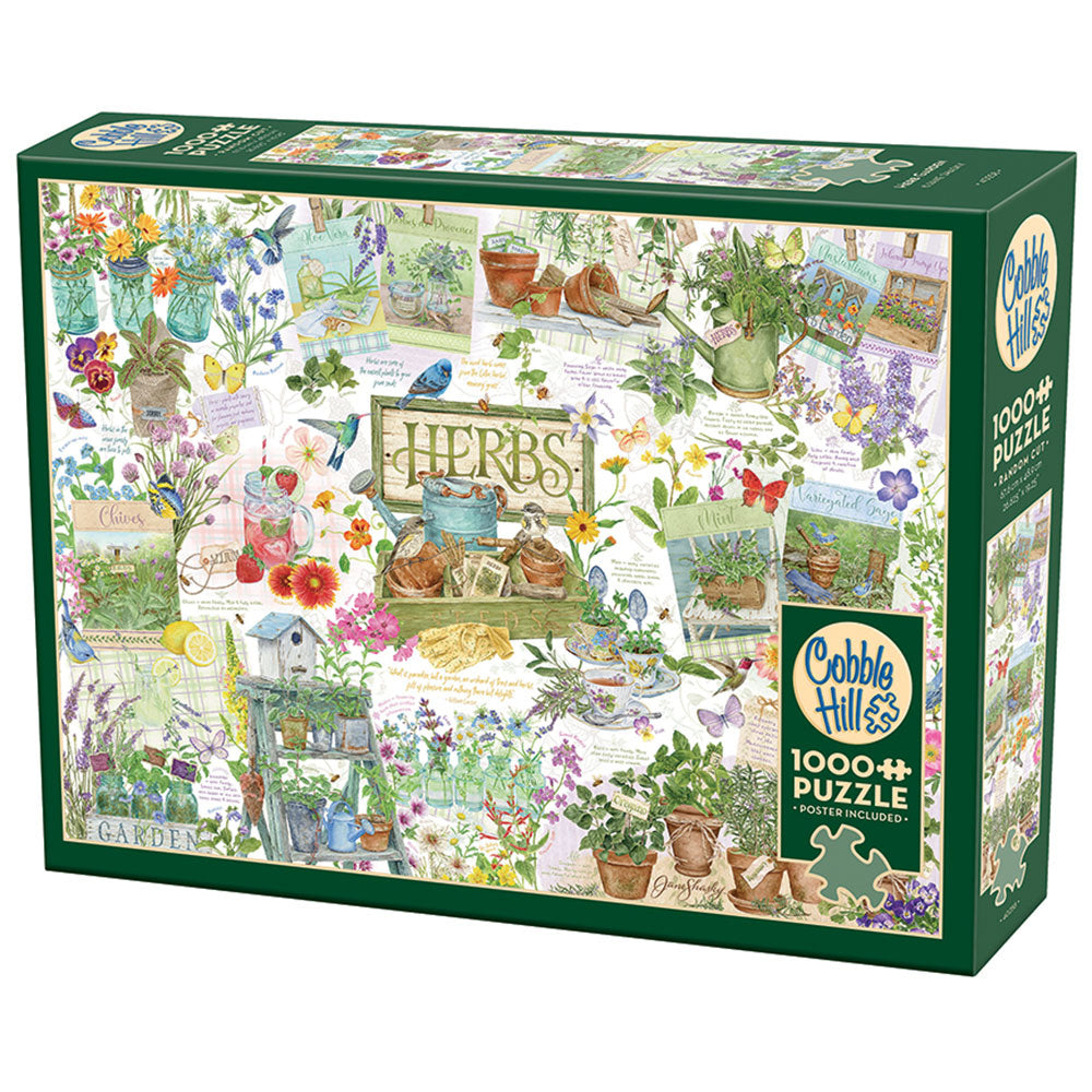 COBBLE HIL 1000 PC HERB GARDEN