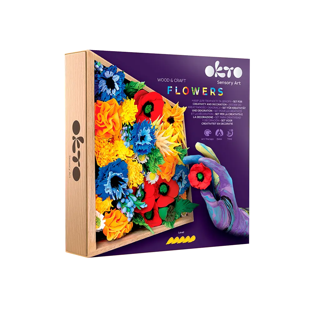 OKTO: WOOD & CRAFT FLOWERS-FREEDOM